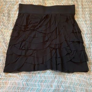 Express pleated mini skirt